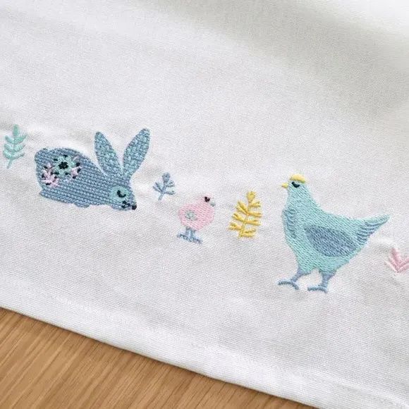 Embroidered Table Runner - Multicolor, Cotton