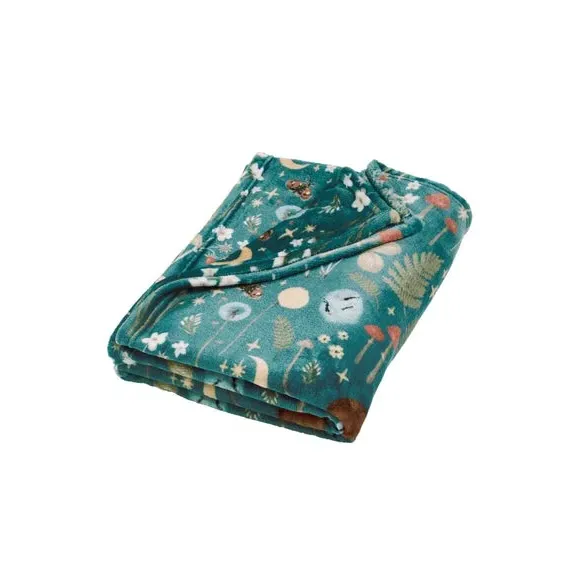 Enchanted Twilight Throw Blanket - Forest, Fleece