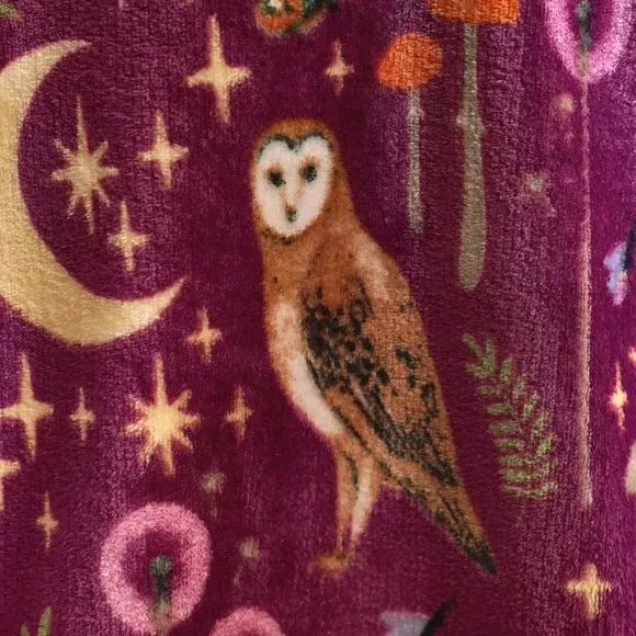 Enchanted Twilight Throw Blanket - Purple, Fleece