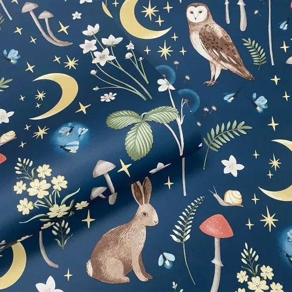 Enchanted Twilight Wallpaper - Navy