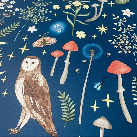 Enchanted Twilight Wallpaper - Navy