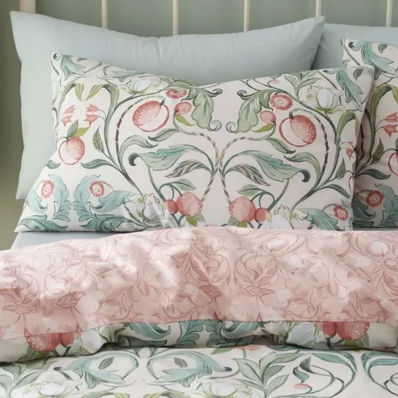 Floral Duvet Cover Set - Natural, Polycotton