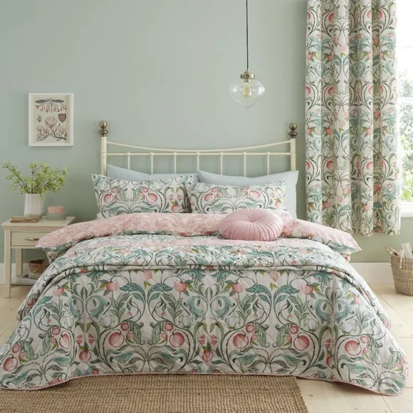 Floral Duvet Cover Set - Natural, Polycotton