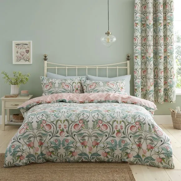 Floral Duvet Cover Set - Natural, Polycotton
