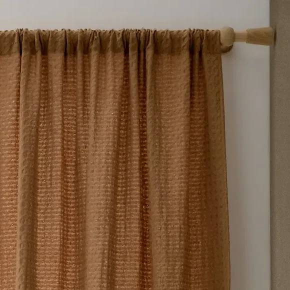 Floral Eyelet Curtains - Duck Egg, Polyester