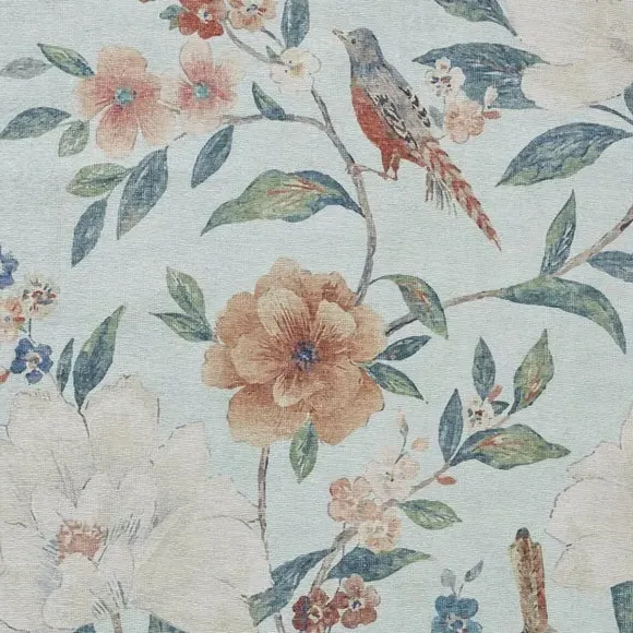 Floral Rug - Blue