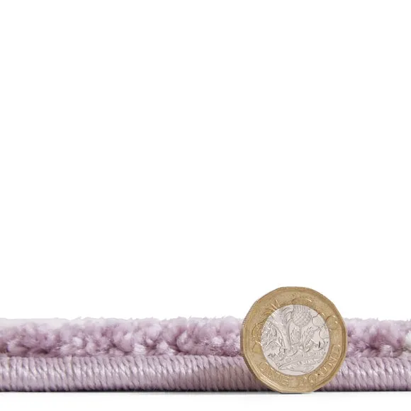 Floral Rug Hand-Carved - Lilac