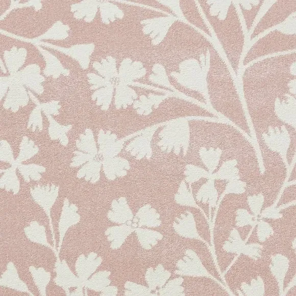 Floral Rug Hand-Carved - Rose