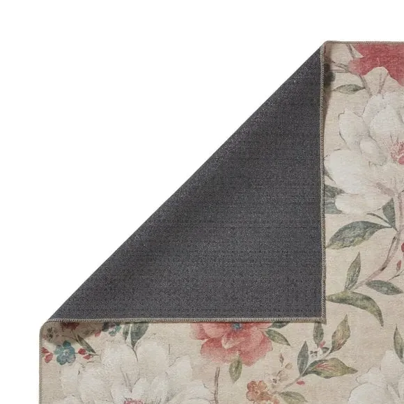 Floral Rug - Natural
