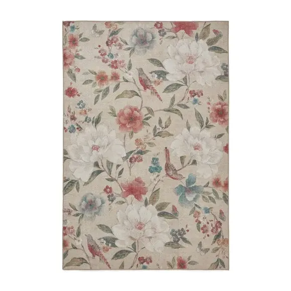 Floral Rug - Natural