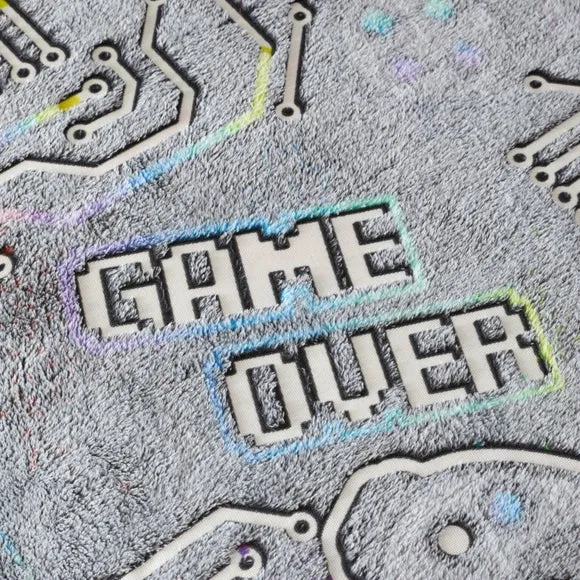 Gaming Duvet Cover Set - Black, Fleece