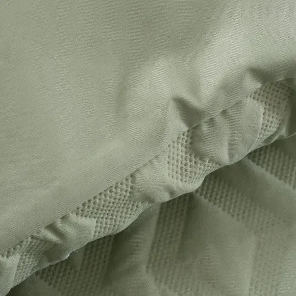 Geo Duvet Cover Set with Pillowcase - Green