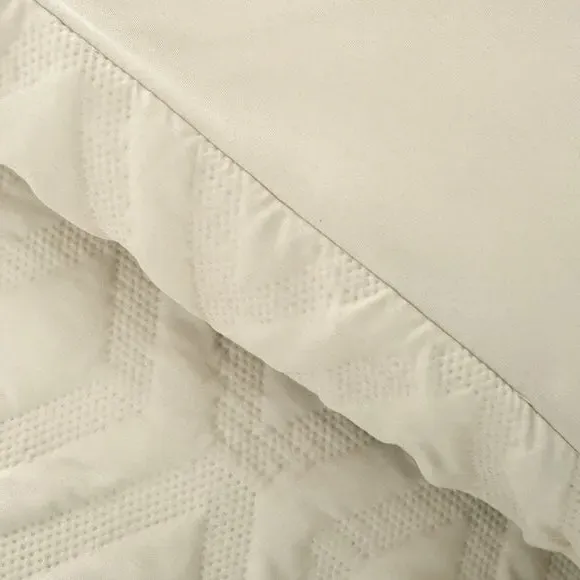 Geo Duvet Cover Set with Pillowcase - Natural