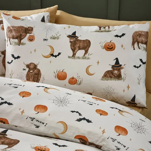 Halloween Duvet Cover Set - Natural, Polycotton