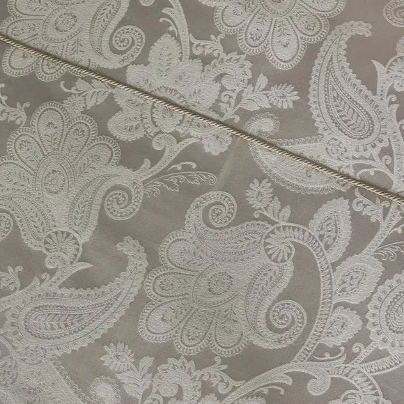 Jacquard Duvet Cover Set - Champagne, Polycotton