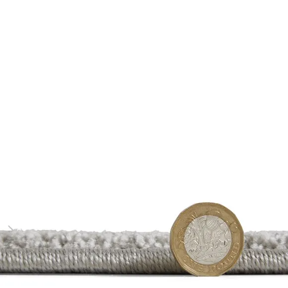 Linear Curve Rug Hand-Carved - Grey