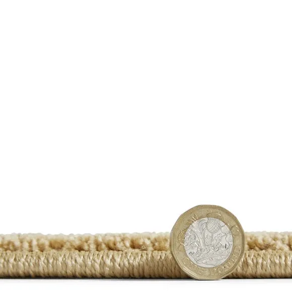 Linear Curve Rug Hand-Carved - Ochre