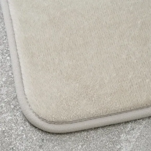 Memory Foam Bath Mat Anti-Bacterial - Natural