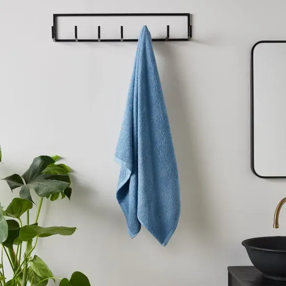 Quick Dry Bath Towel - Blue, Cotton image