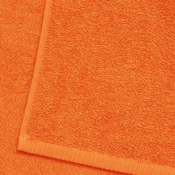 Quick Dry Bath Towel - Orange, Cotton