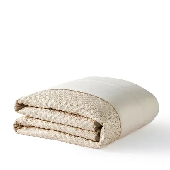 Quilted Bedspread with Sequins - Champagne