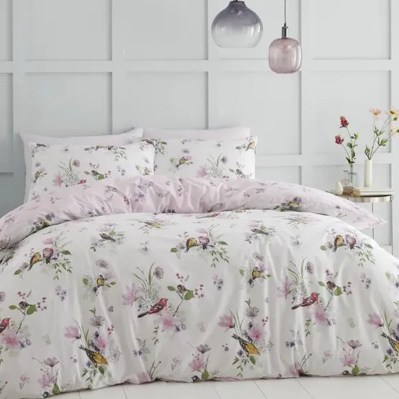 Reversible Duvet Cover Set - Blush, Cotton Blend image
