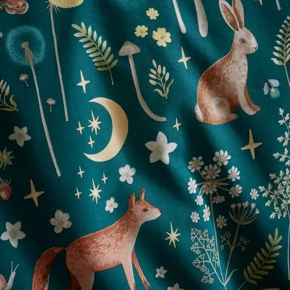 Reversible Duvet Cover Set - Forest, Polyblend