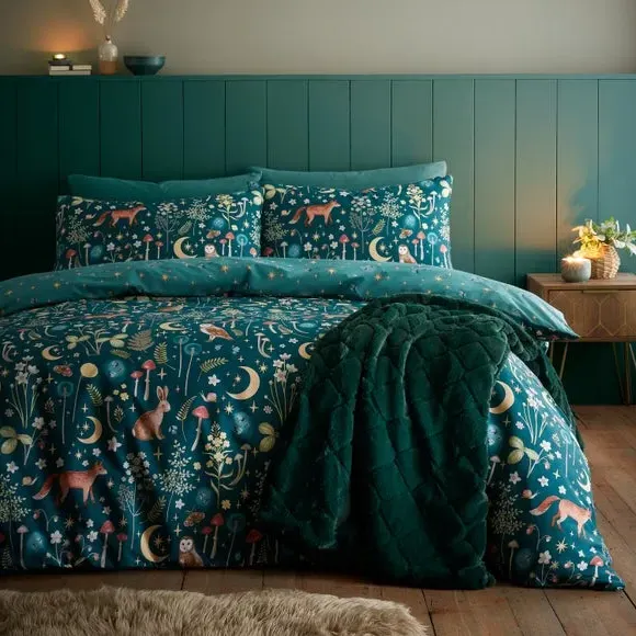 Reversible Duvet Cover Set - Forest, Polyblend image