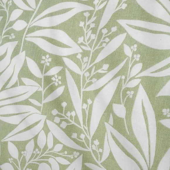 Reversible Duvet Cover Set - Green, Cotton Blend