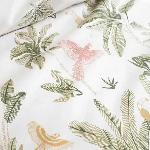 Reversible Duvet Cover Set - Natural, Polycotton