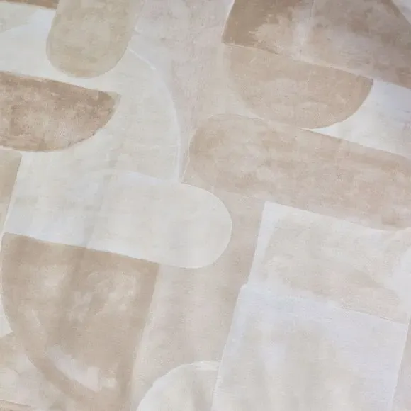 Reversible Duvet Cover Set - Natural, Polycotton