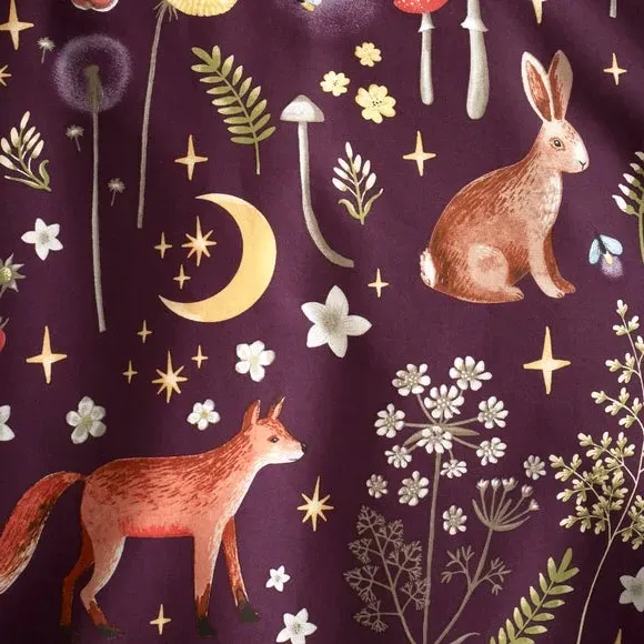 Reversible Duvet Cover Set - Plum, Polyblend