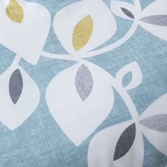 Reversible Duvet Cover Set - Teal, Cotton Blend