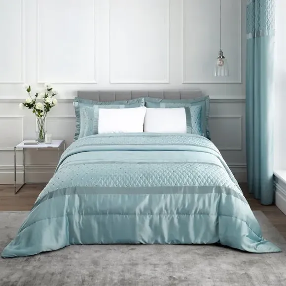 Sequin Cluster Bedspread - Blue image