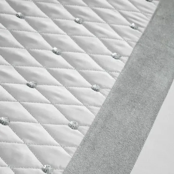 Sequin Cluster Bedspread - Silver