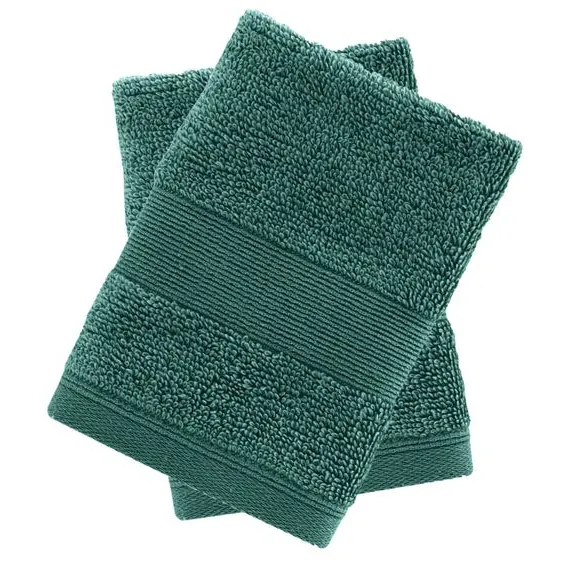 Set of 2 Anti-Bacterial Face Cloths - Forest, Cotton