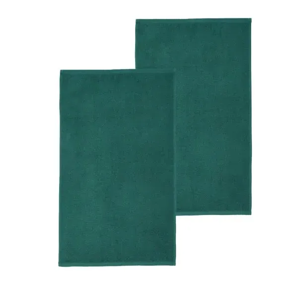 Set of 2 Quick Dry Bath Sheets - Forest, Cotton