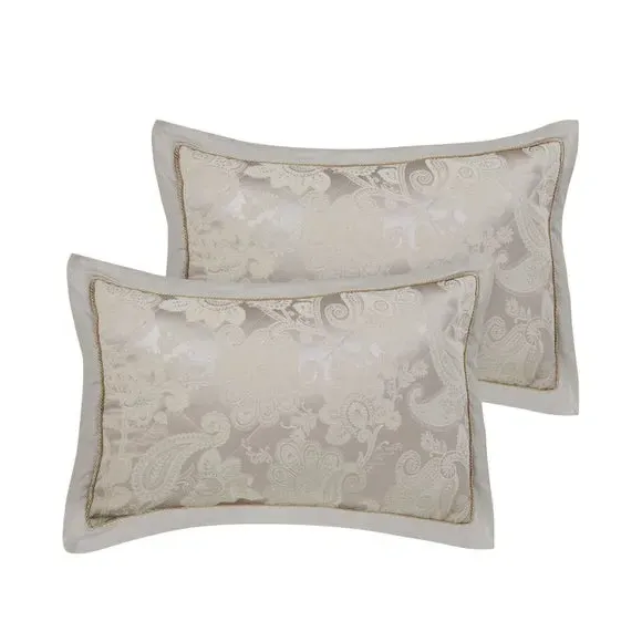 Standard Pillowsham Pair - Champagne, Jacquard