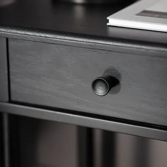 1 Drawer Bedside Table - Black, Oak