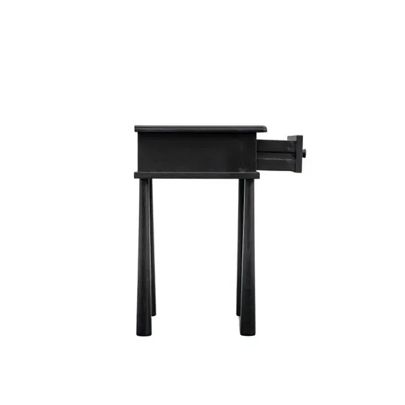 1 Drawer Bedside Table - Black, Oak