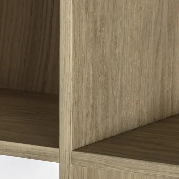 2-Door Cocktail Cabinet - Natural, Oak