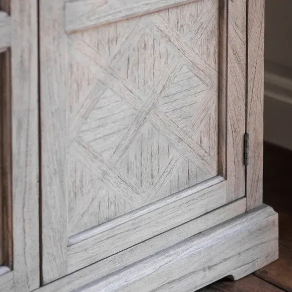 2-Door Mirrored Wardrobe - Natural, Mindy Ash