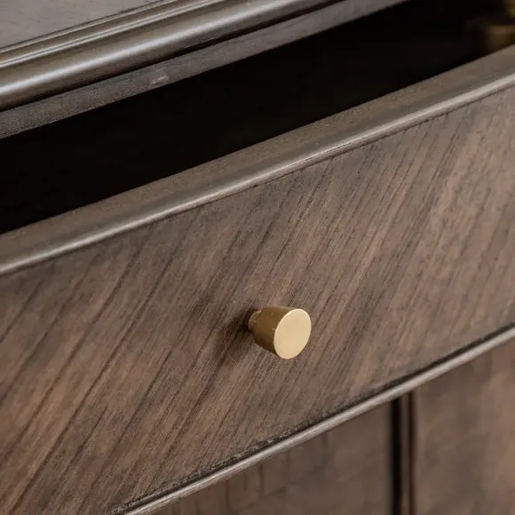 2-Door Sideboard with Drawer - Brown, Mindy Wood