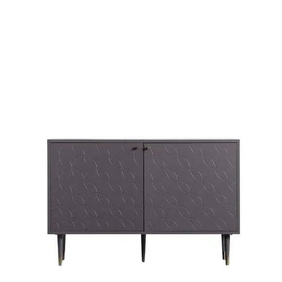 2-Door Sideboard with Storage - Grey, Oak