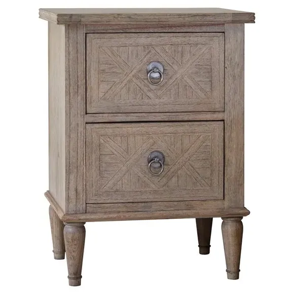 2-Drawer Bedside Table - Natural, Mindy Ash