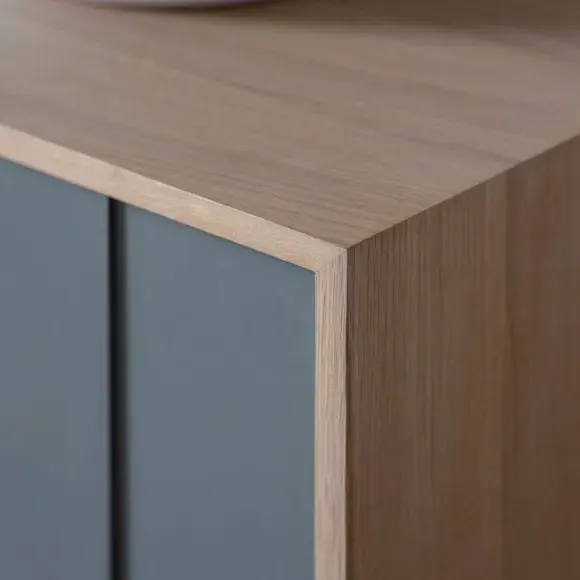 3-Door Sideboard with Storage - Natural, Oak