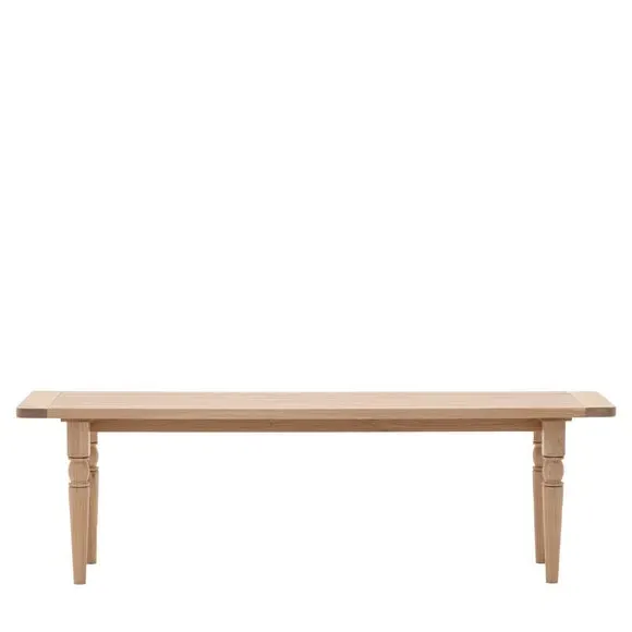 3-Seater Dining Bench - Natural, Oak