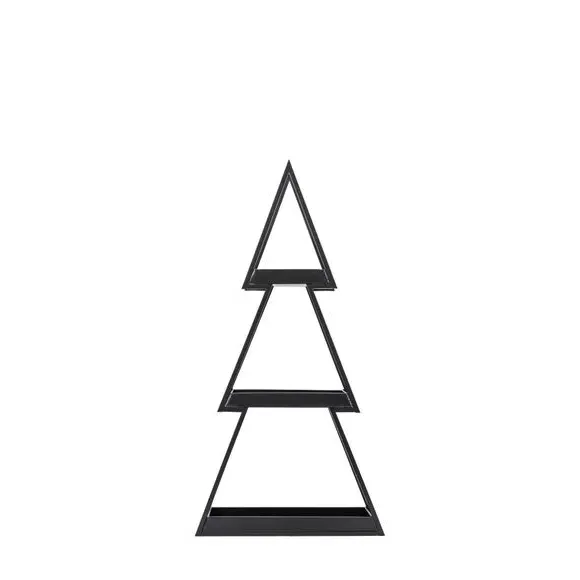3-Tier Christmas Tree Tray - Black image