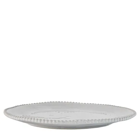 4-Pack Beaded Dinner Plates - White, Porcelain image