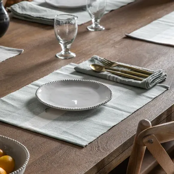 4-Pack Beaded Side Plates - White, Porcelain